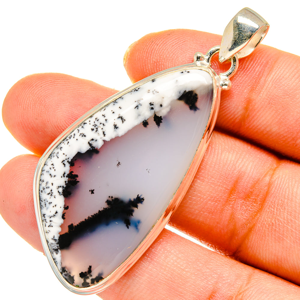 Dendritic Opal Pendants handcrafted by Anasilvercos - PD10296