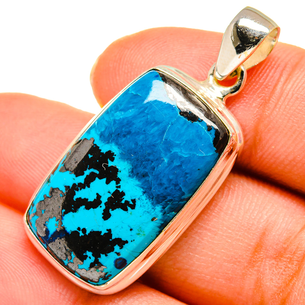 Shattuckite Pendants handcrafted by Anasilvercos - PD10318