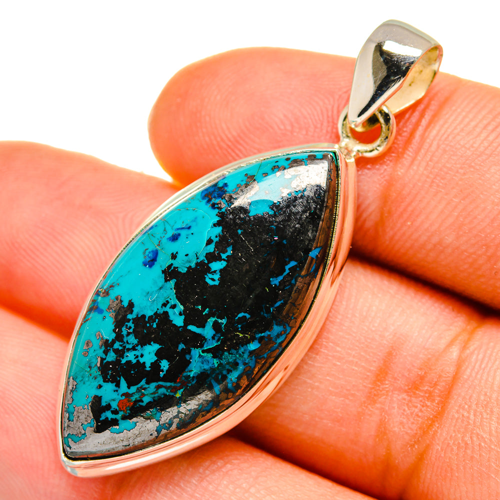Shattuckite Pendants handcrafted by Anasilvercos - PD10321