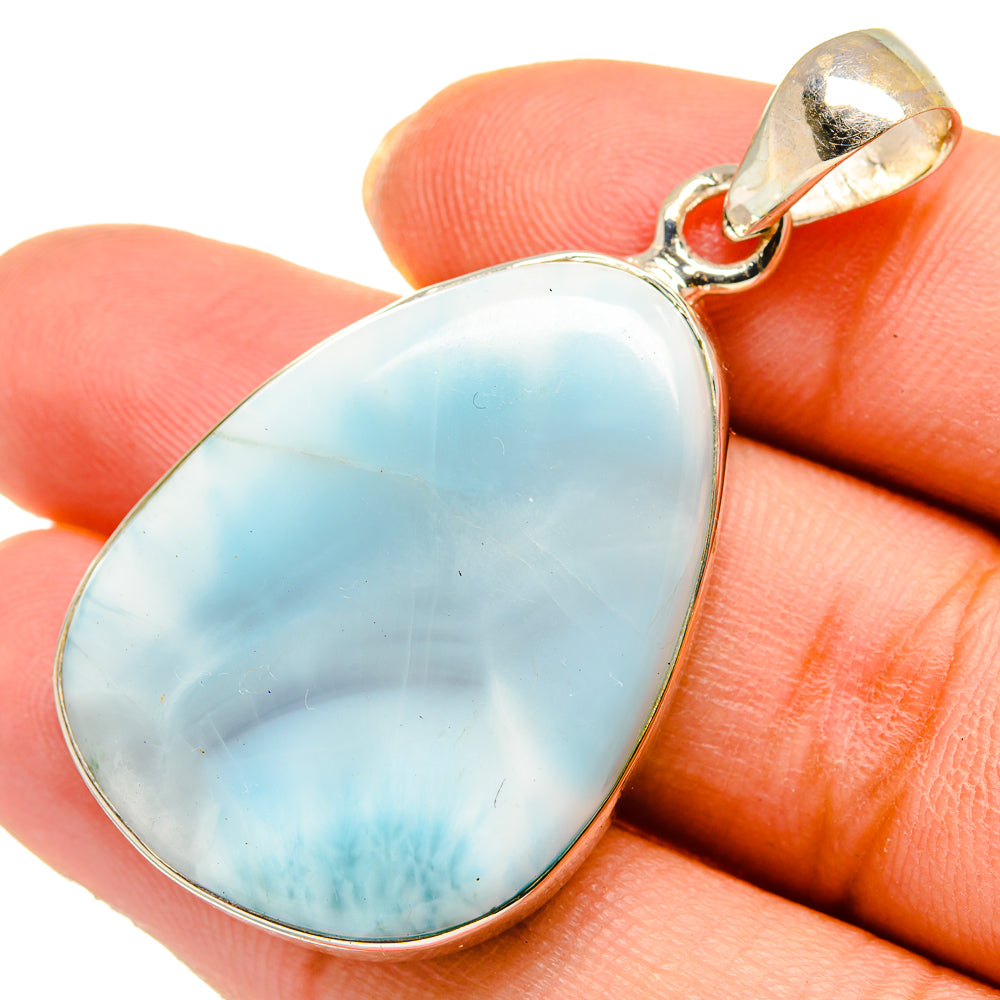 Larimar Pendants handcrafted by Anasilvercos - PD10341
