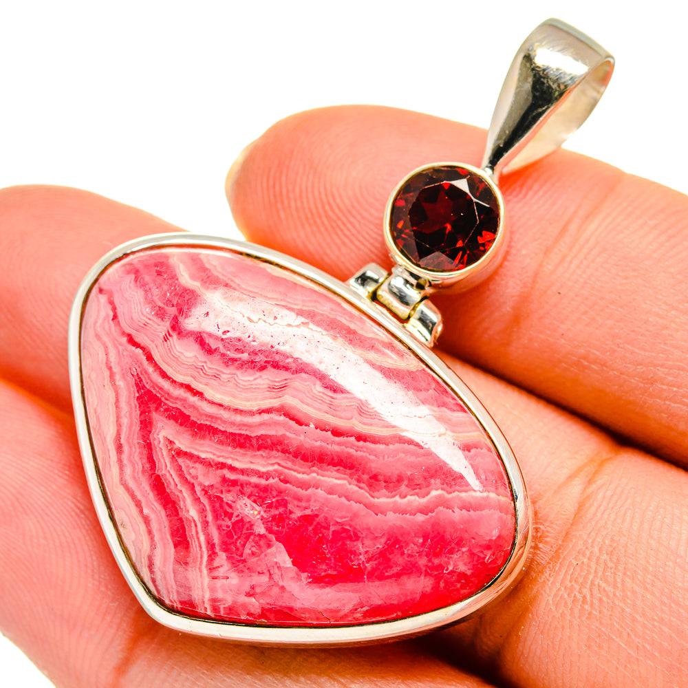 Rhodochrosite Pendants handcrafted by Anasilvercos - PD10344