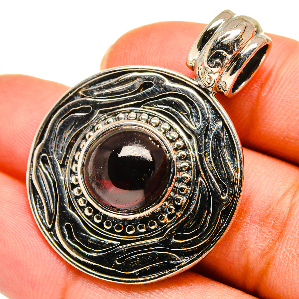 Garnet Pendants handcrafted by Anasilvercos - PD10368