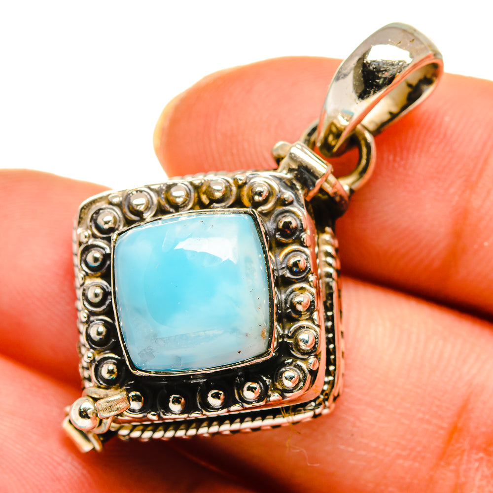 Larimar Pendants handcrafted by Anasilvercos - PD10416