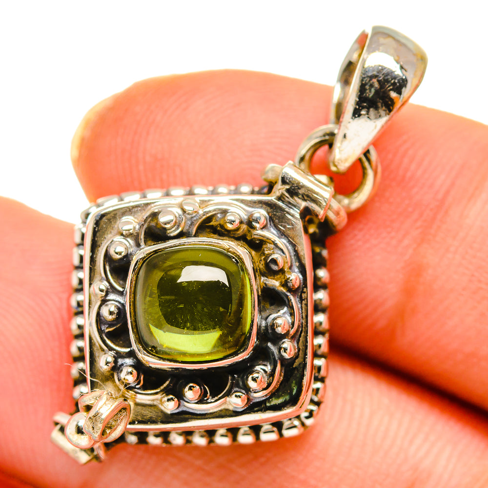 Peridot Pendants handcrafted by Anasilvercos - PD10430