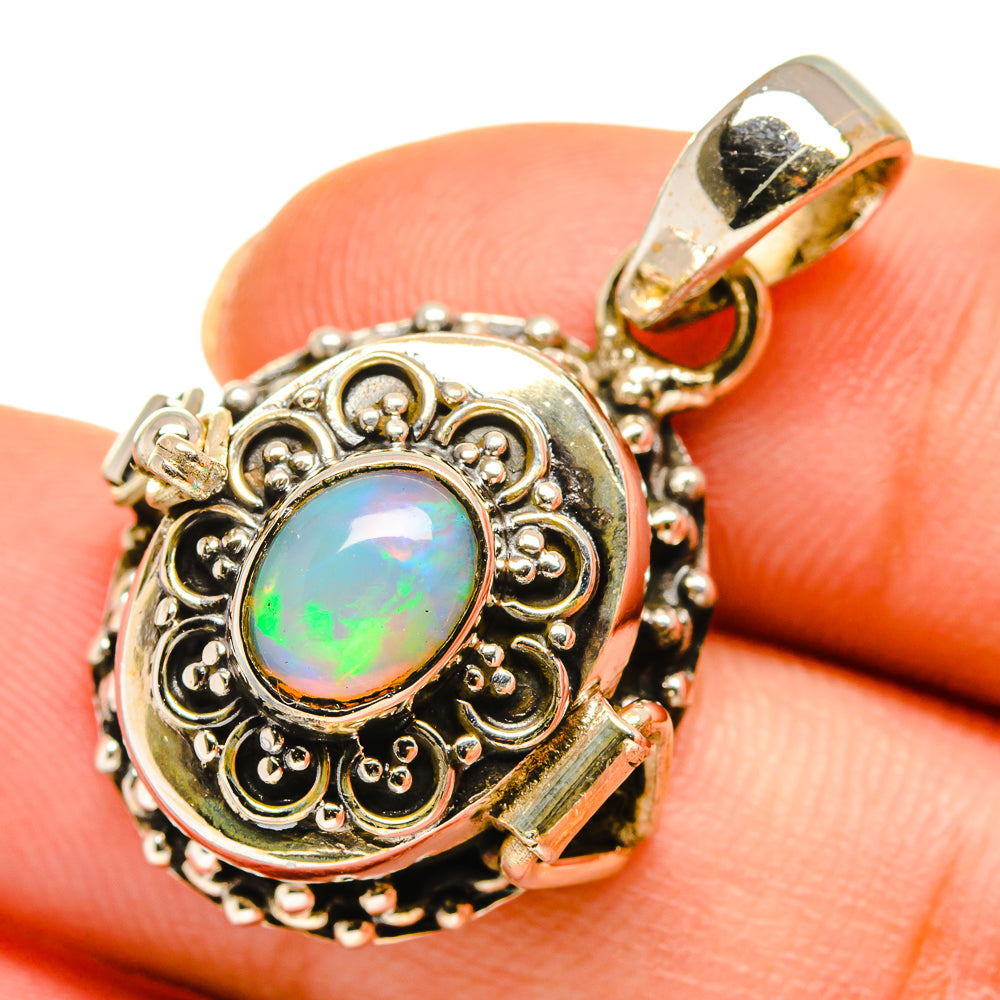 Ethiopian Opal Pendants handcrafted by Anasilvercos - PD10431