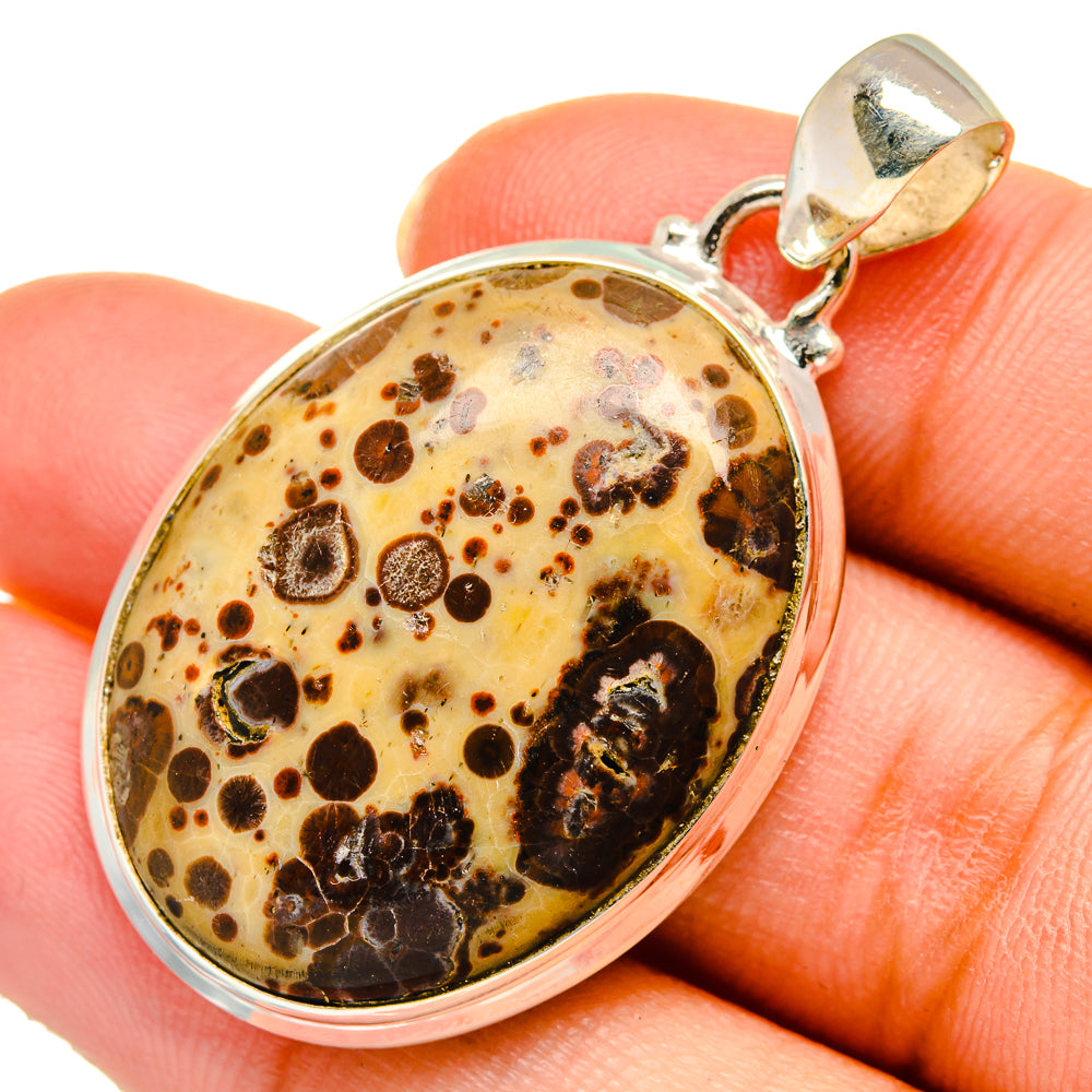 Poppy Jasper Pendants handcrafted by Anasilvercos - PD10434