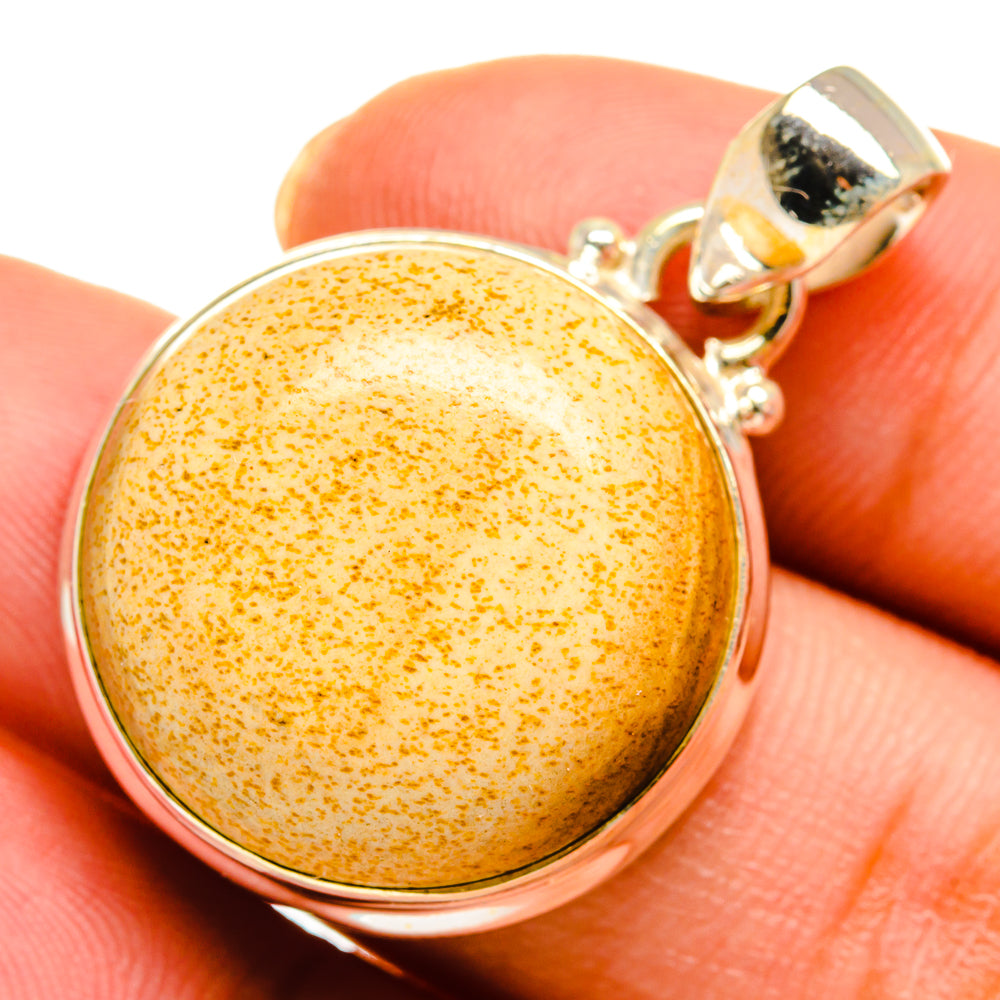 Fossil Coral Pendants handcrafted by Anasilvercos - PD10441
