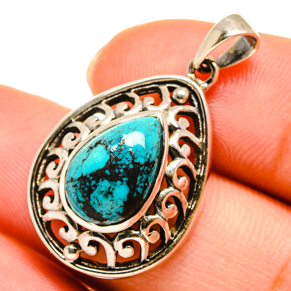 Shattuckite Pendants handcrafted by Anasilvercos - PD10442