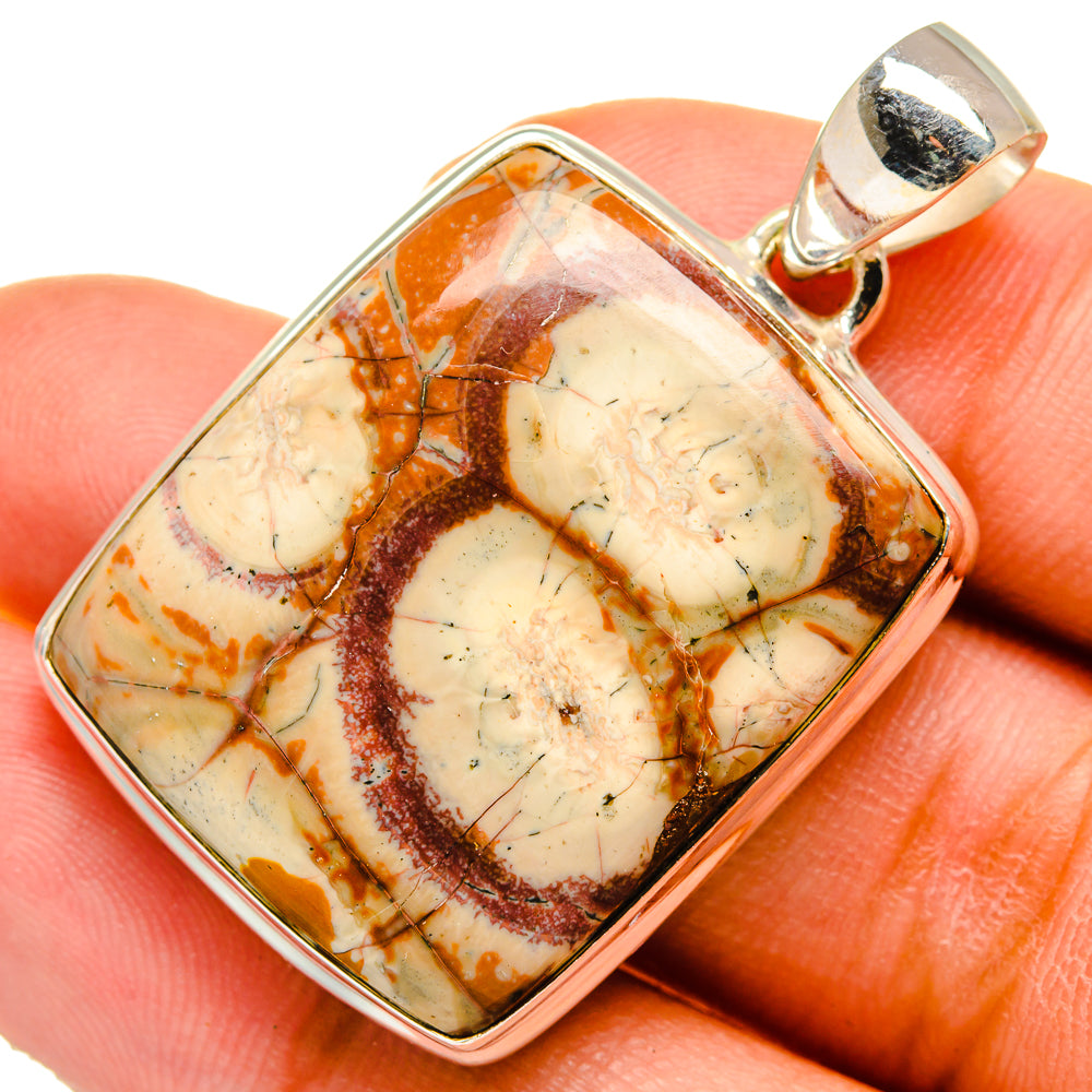 Poppy Jasper Pendants handcrafted by Anasilvercos - PD10447