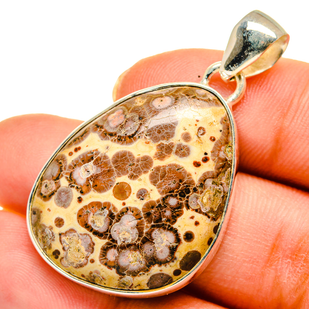 Poppy Jasper Pendants handcrafted by Anasilvercos - PD10469
