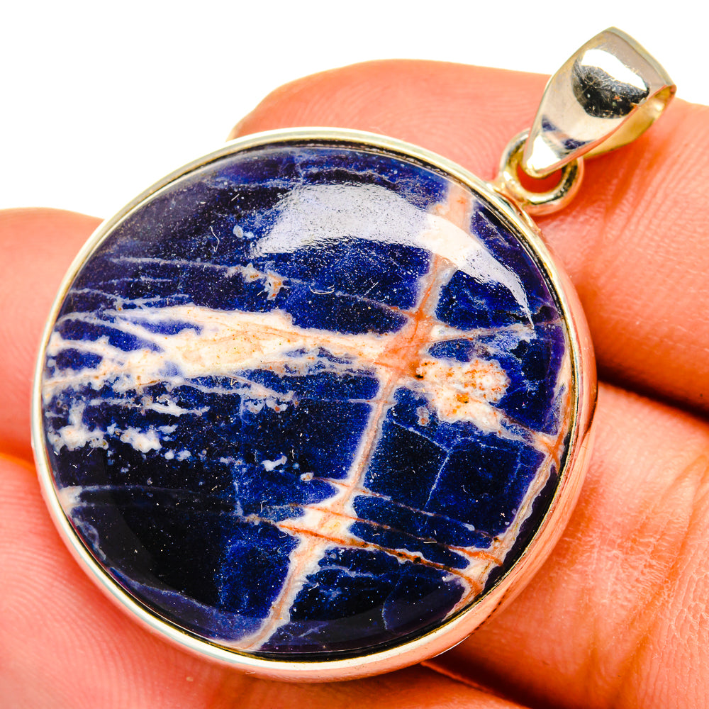 Sodalite Pendants handcrafted by Anasilvercos - PD10521