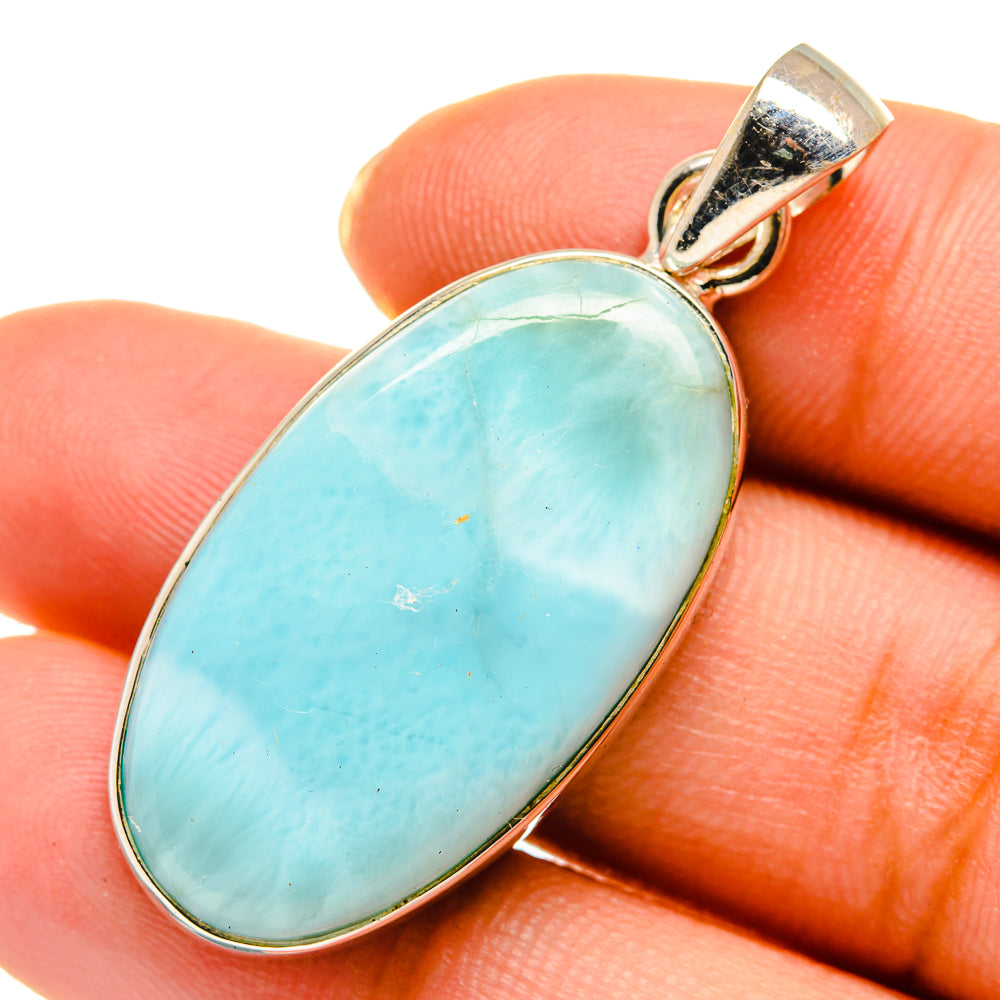 Larimar Pendants handcrafted by Anasilvercos - PD10567