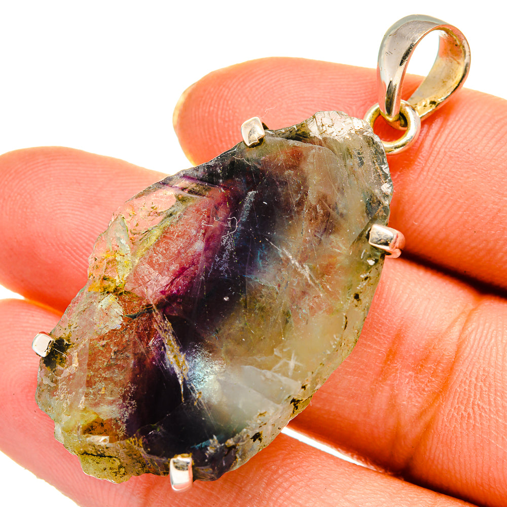 Fluorite Pendants handcrafted by Anasilvercos - PD10581