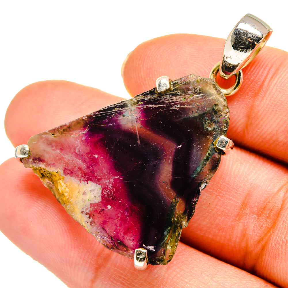 Fluorite Pendants handcrafted by Anasilvercos - PD10584