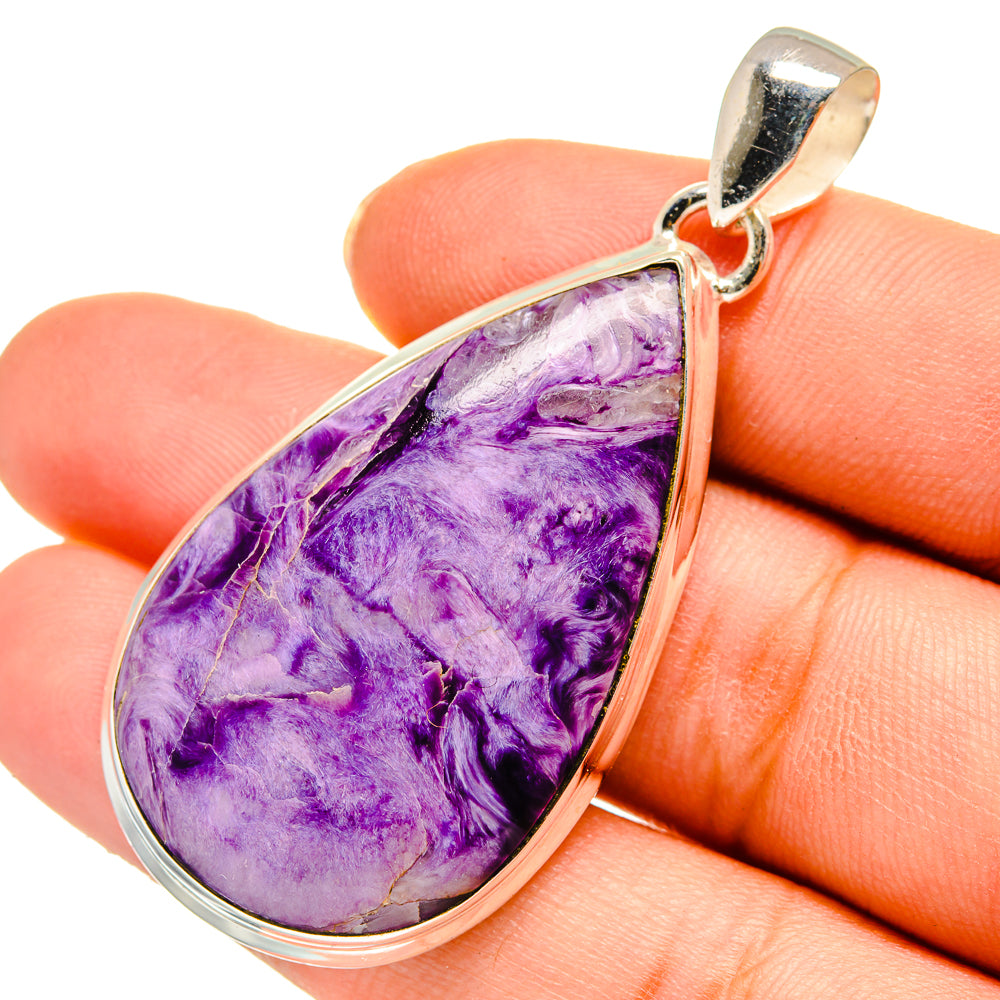 Charoite Pendants handcrafted by Anasilvercos - PD10589