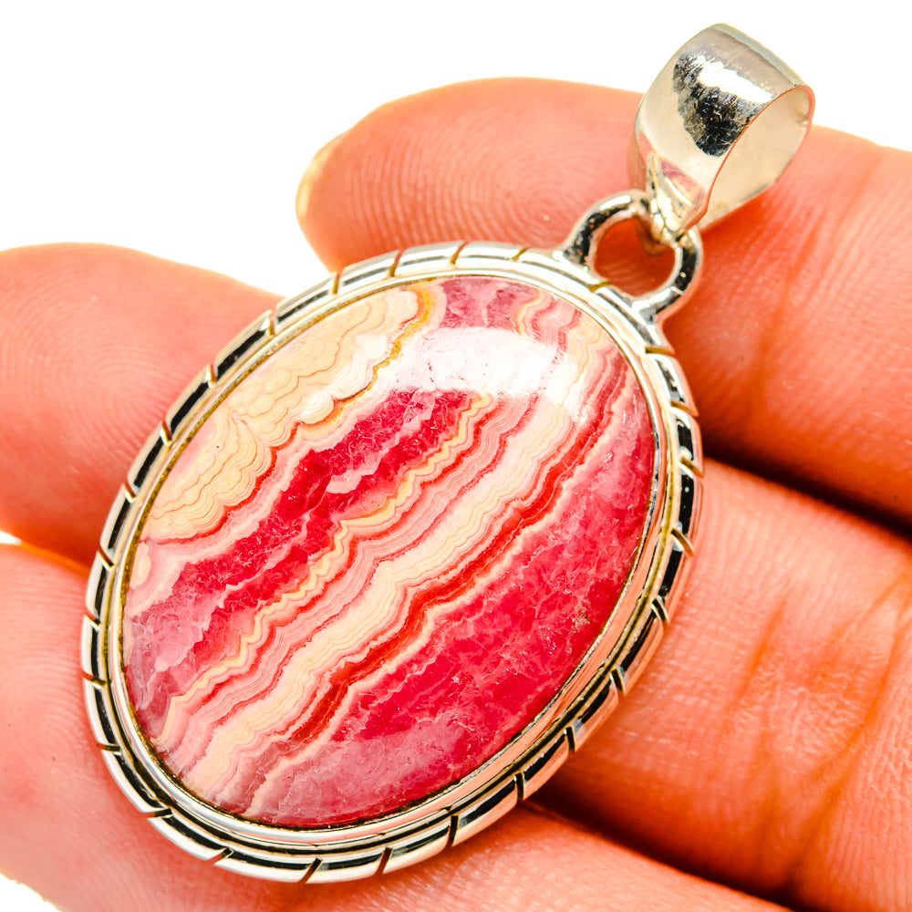 Rhodochrosite Pendants handcrafted by Anasilvercos - PD10599