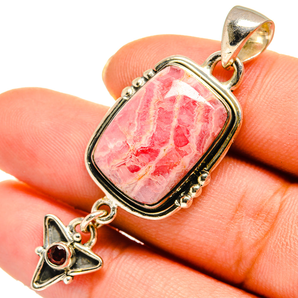 Rhodochrosite Pendants handcrafted by Anasilvercos - PD10601
