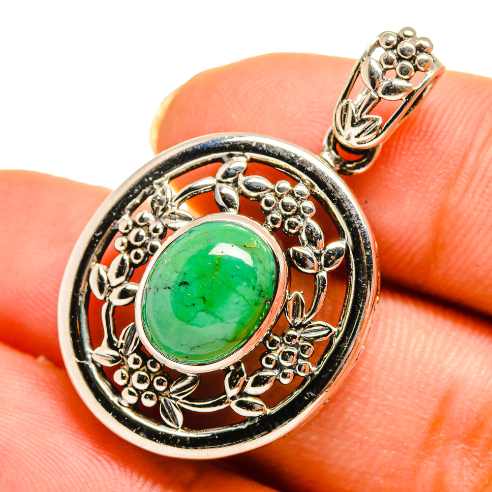 Turquoise Pendants handcrafted by Anasilvercos - PD10643