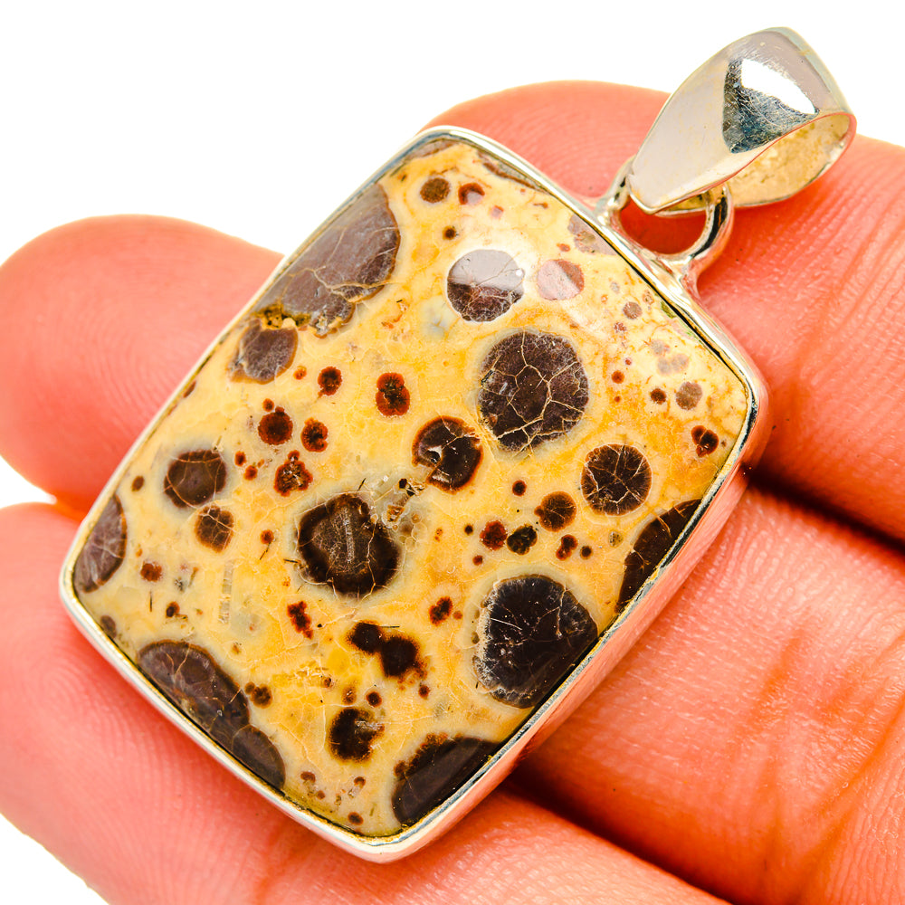 Poppy Jasper Pendants handcrafted by Anasilvercos - PD10658
