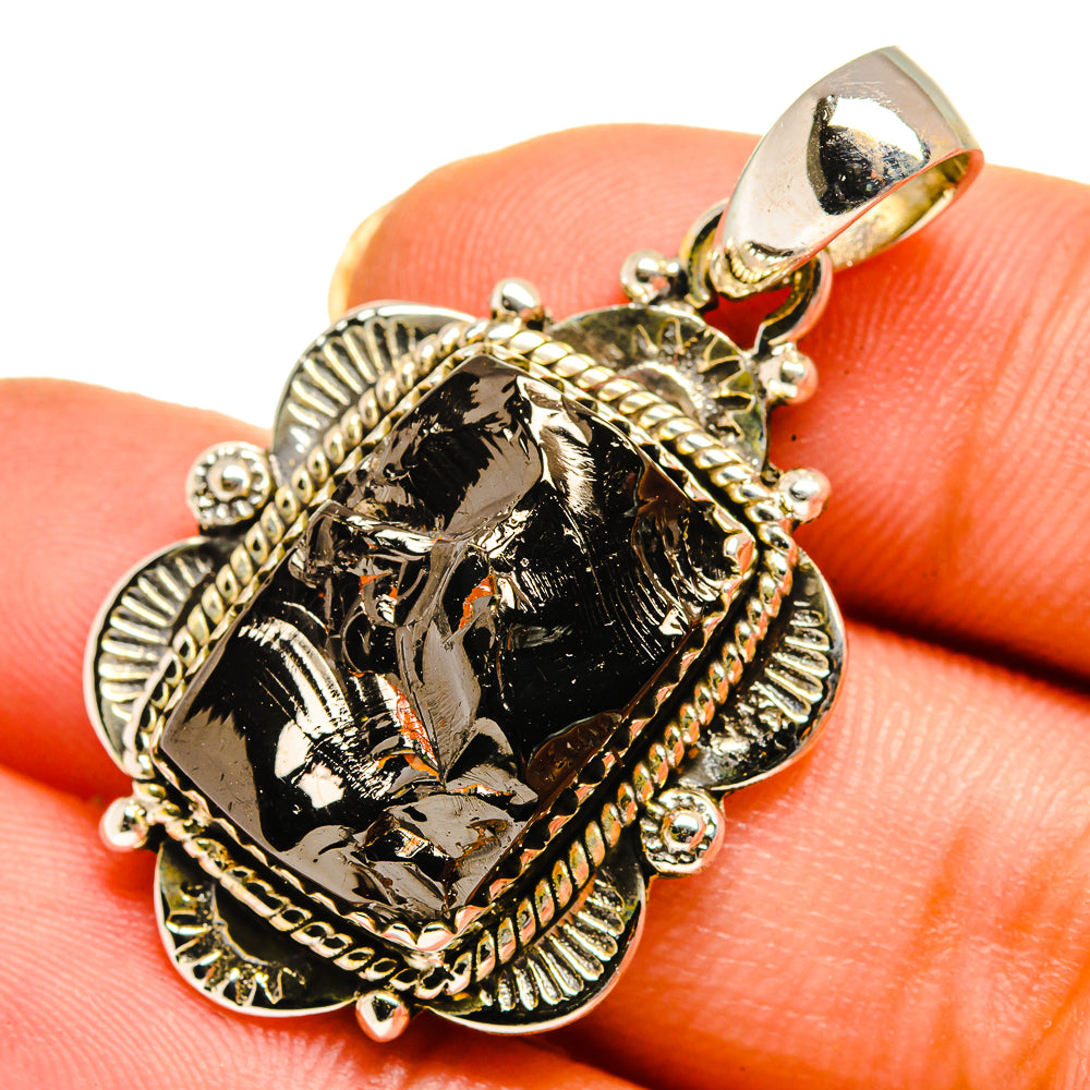 Shungite Pendants handcrafted by Anasilvercos - PD10664