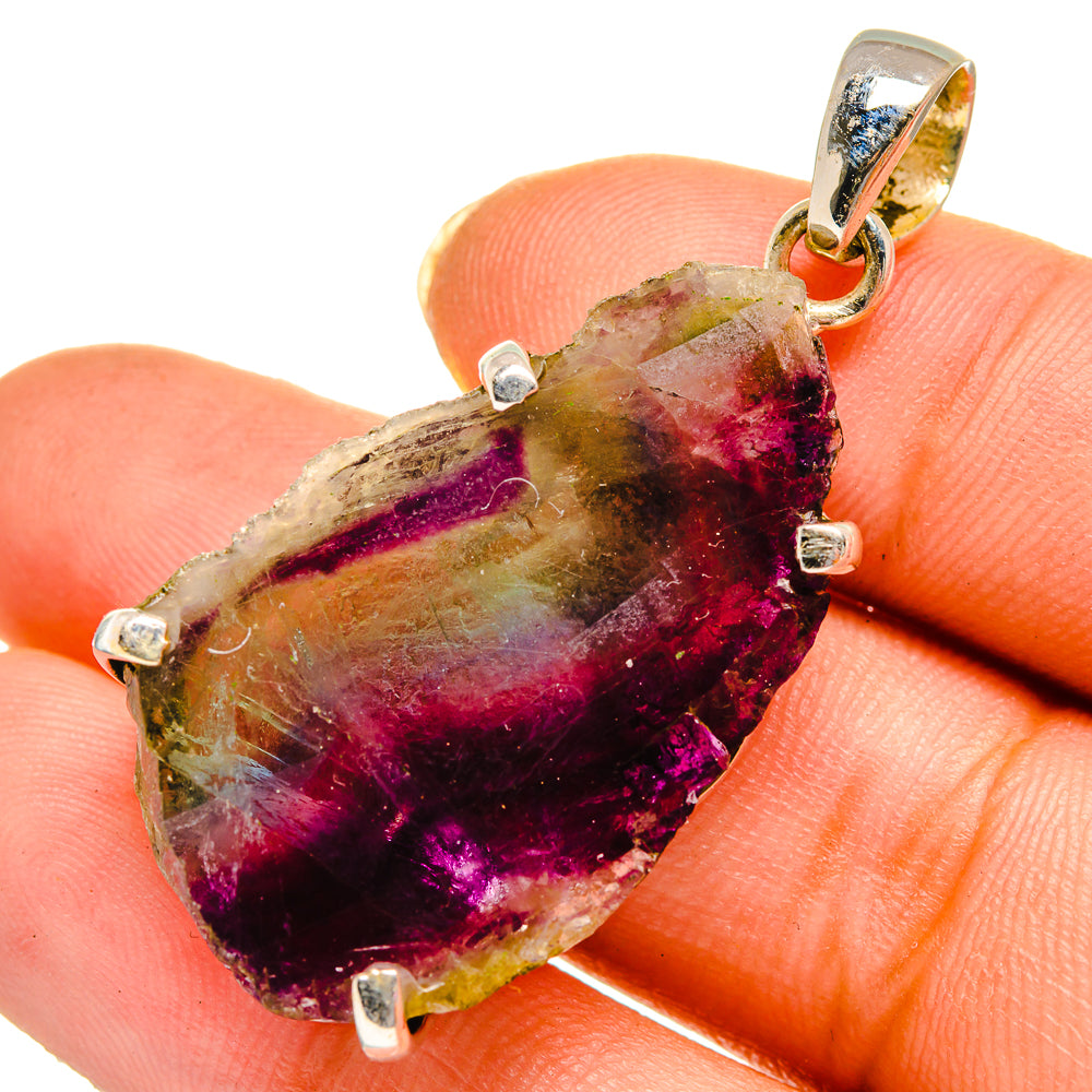 Fluorite Pendants handcrafted by Anasilvercos - PD10686