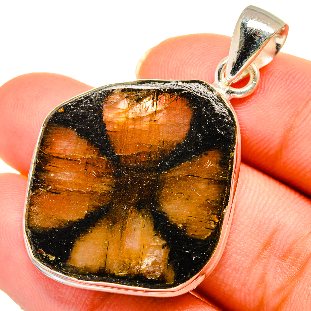 Chiastolite Pendants handcrafted by Anasilvercos - PD10702