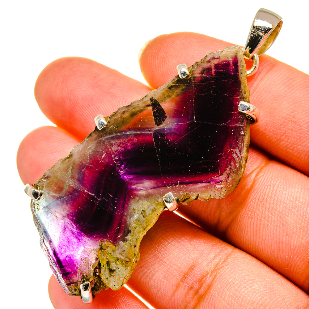 Fluorite Pendants handcrafted by Anasilvercos - PD10727