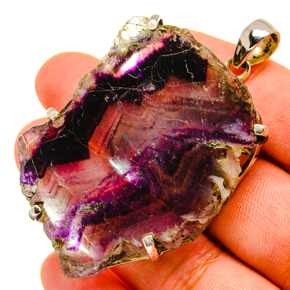 Fluorite Pendants handcrafted by Anasilvercos - PD10728