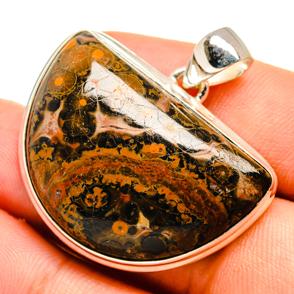 Poppy Jasper Pendants handcrafted by Anasilvercos - PD10755