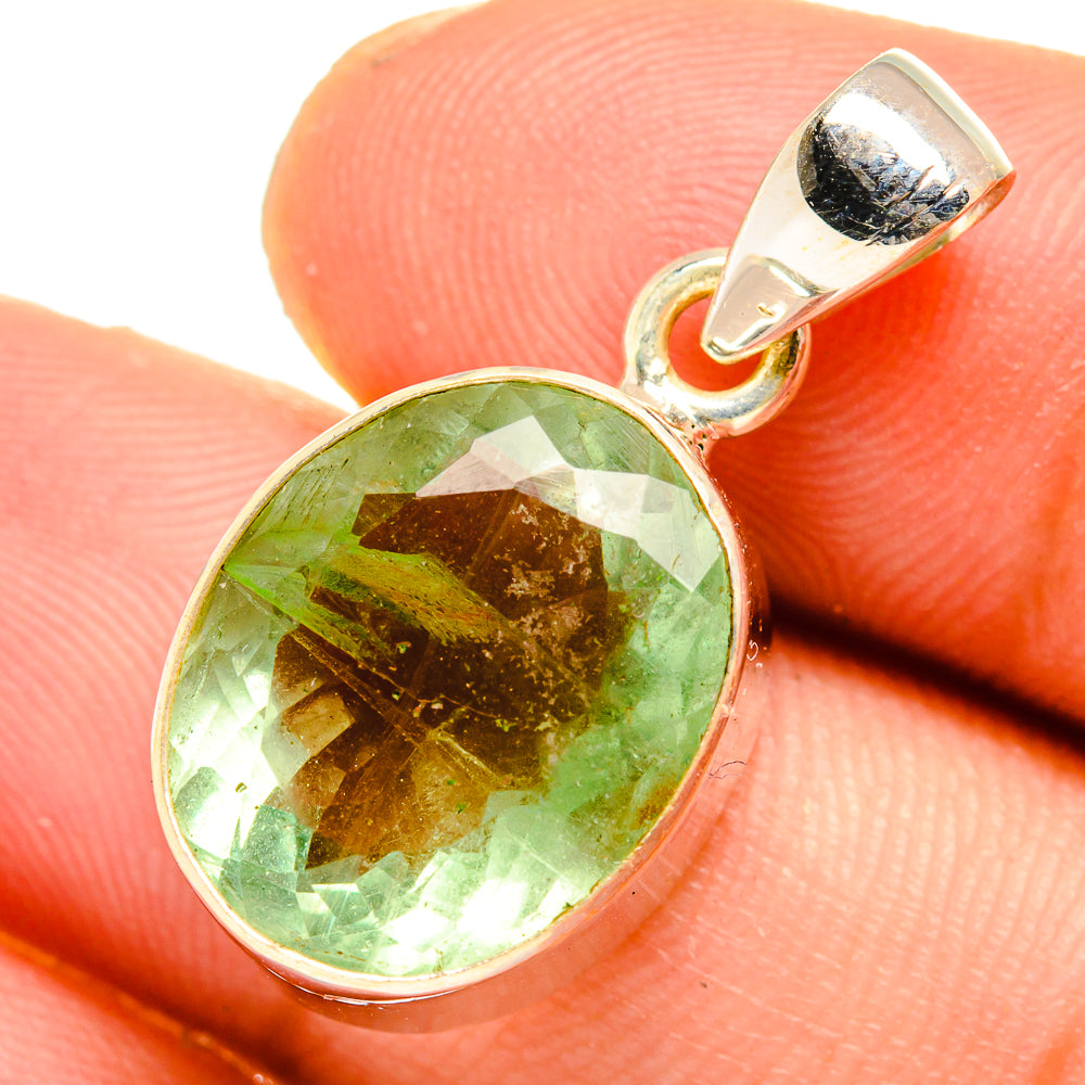 Prehnite Pendants handcrafted by Anasilvercos - PD10767