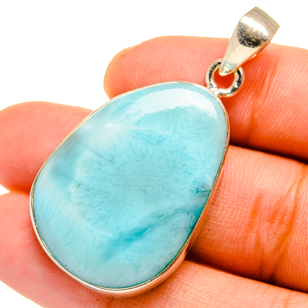 Larimar Pendants handcrafted by Anasilvercos - PD10779