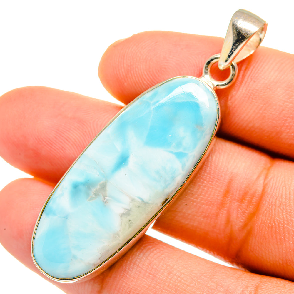 Larimar Pendants handcrafted by Anasilvercos - PD10782