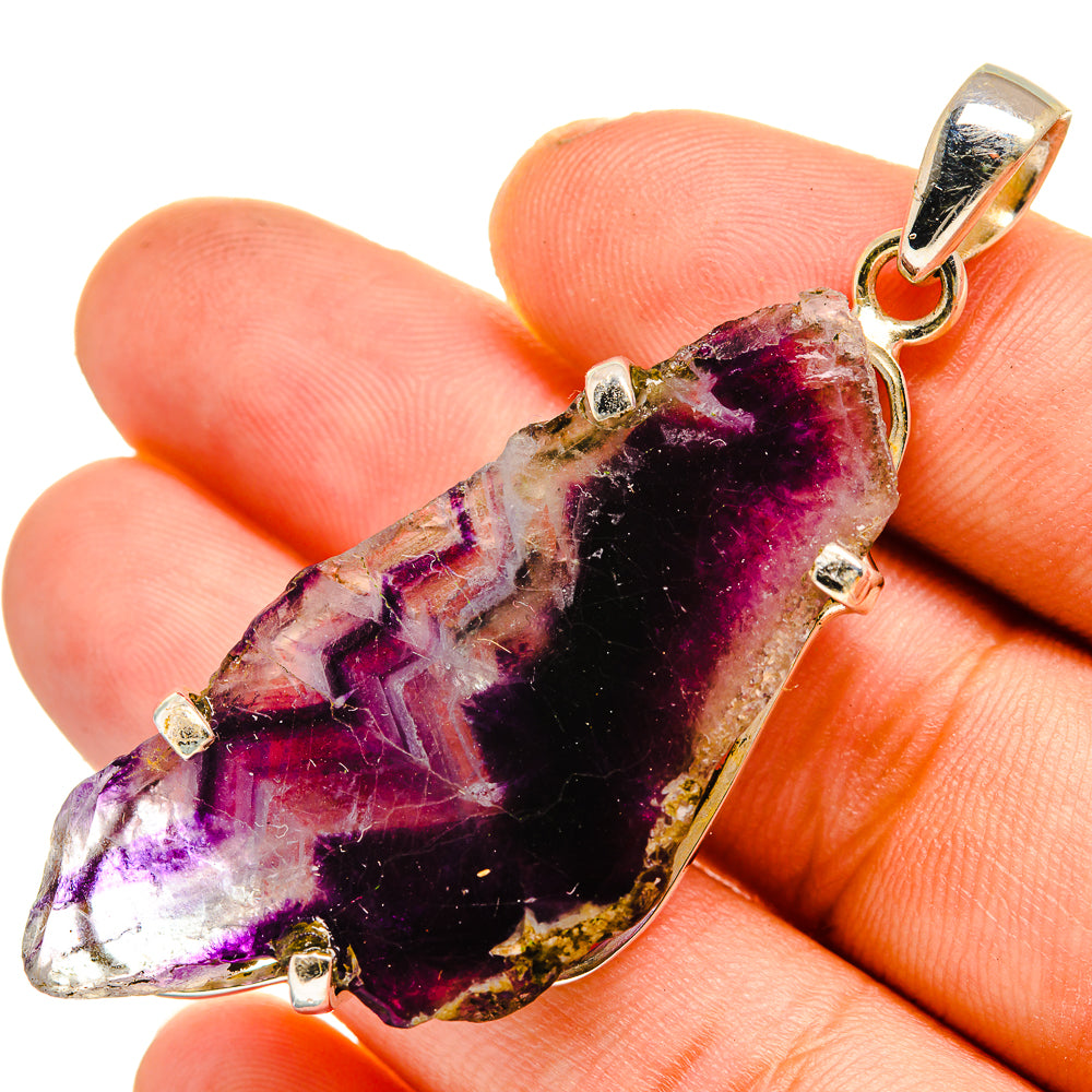 Fluorite Pendants handcrafted by Anasilvercos - PD10788