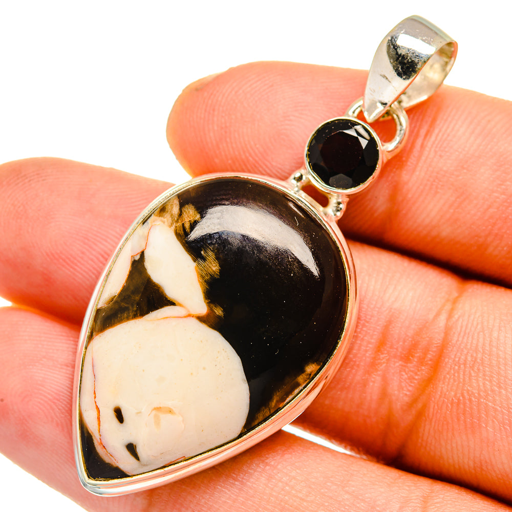 Peanut Wood Jasper Pendants handcrafted by Anasilvercos - PD10789