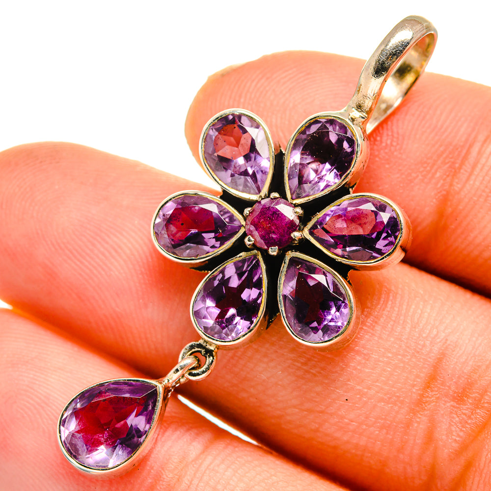 Amethyst Pendants handcrafted by Anasilvercos - PD10797