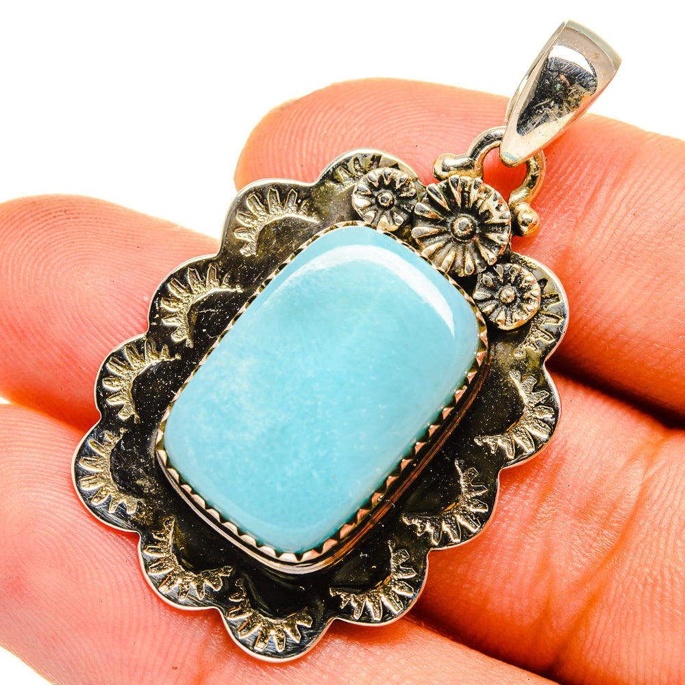 Larimar Pendants handcrafted by Anasilvercos - PD10805