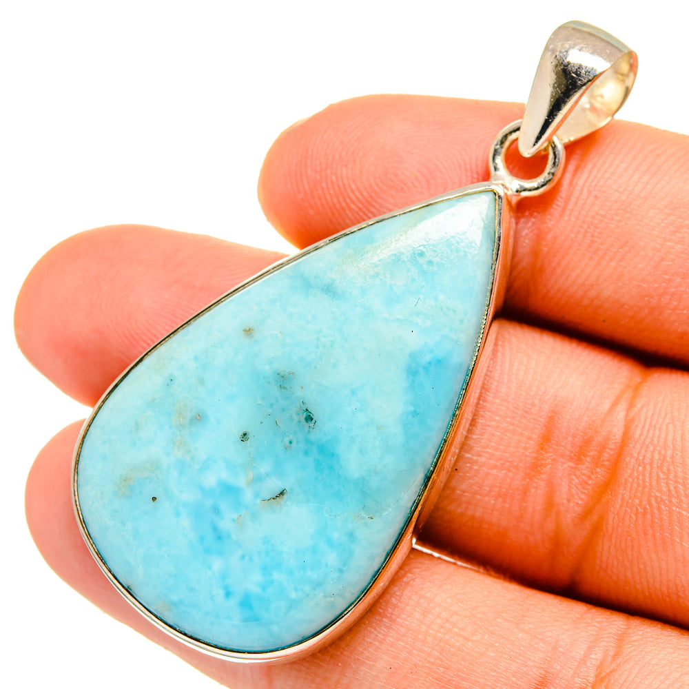 Larimar Pendants handcrafted by Anasilvercos - PD10812
