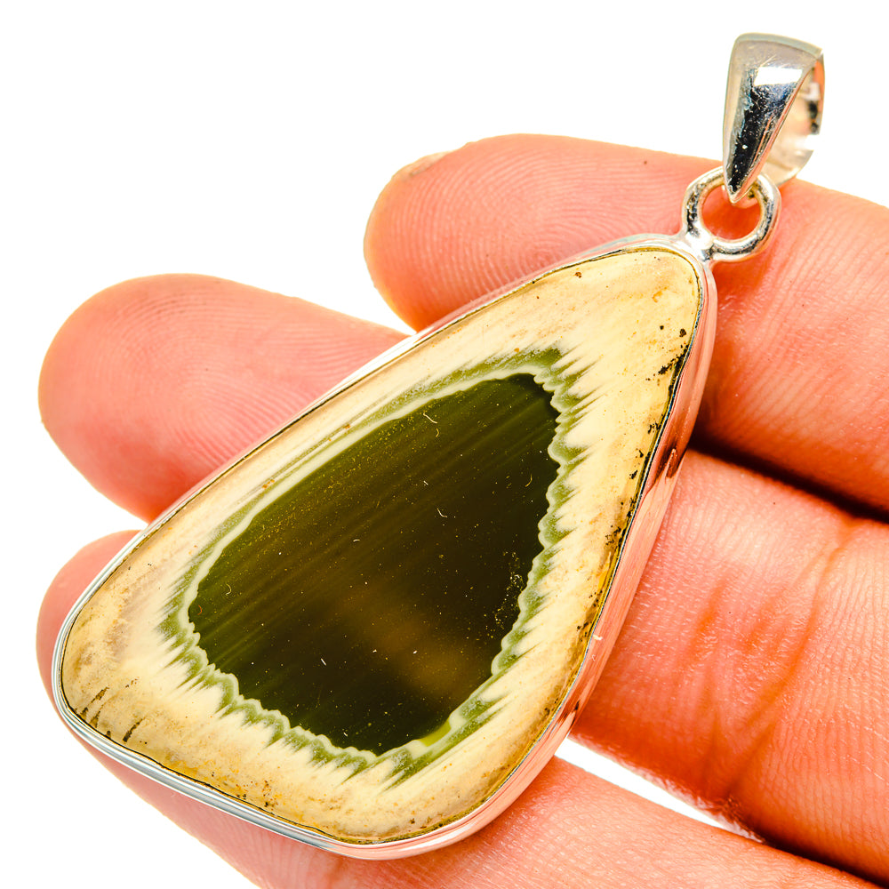 Willow Creek Jasper Pendants handcrafted by Anasilvercos - PD10823