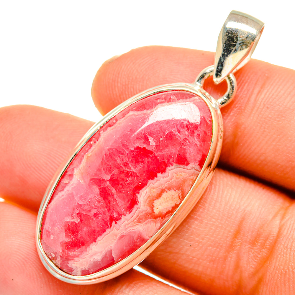 Rhodochrosite Pendants handcrafted by Anasilvercos - PD10824