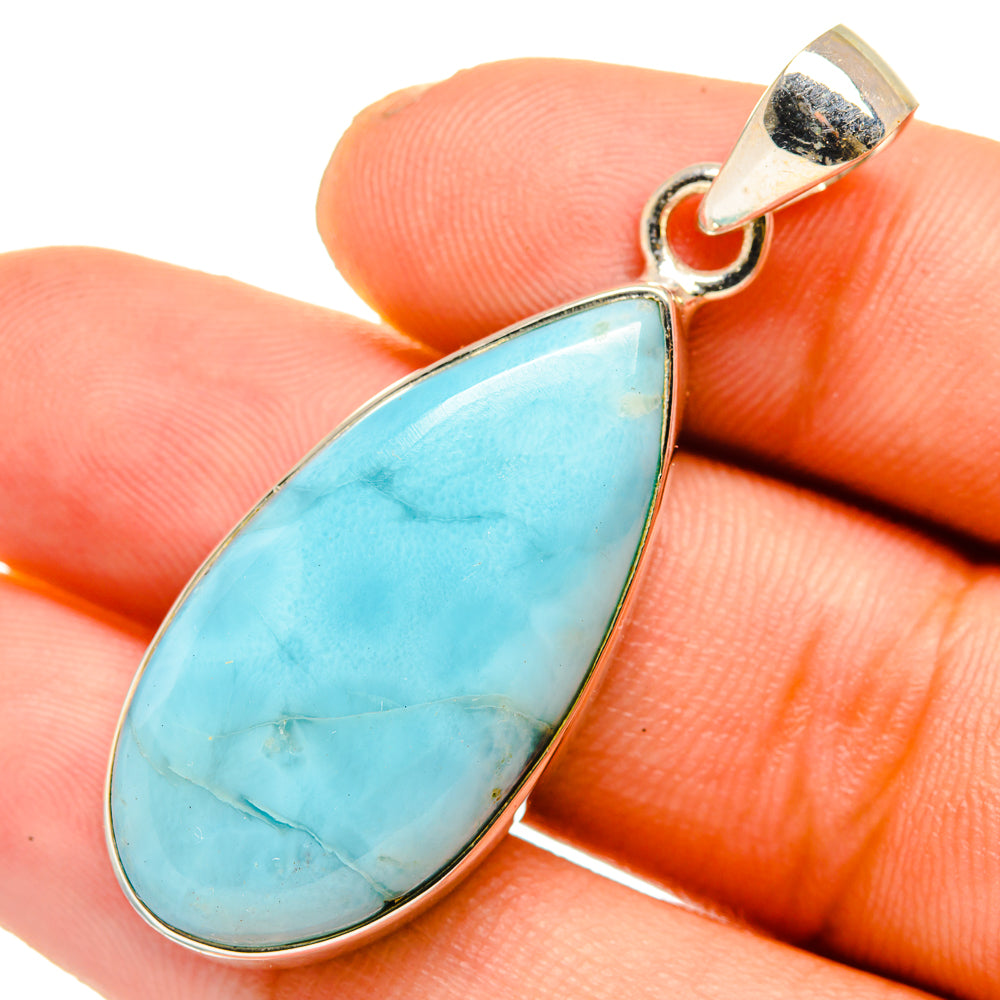 Larimar Pendants handcrafted by Anasilvercos - PD10828