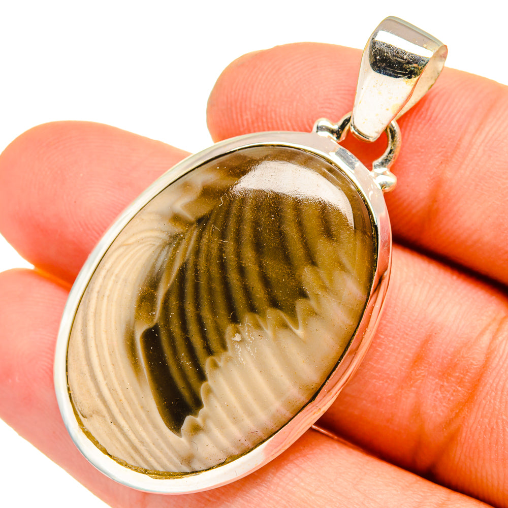Peanut Wood Jasper Pendants handcrafted by Anasilvercos - PD10837