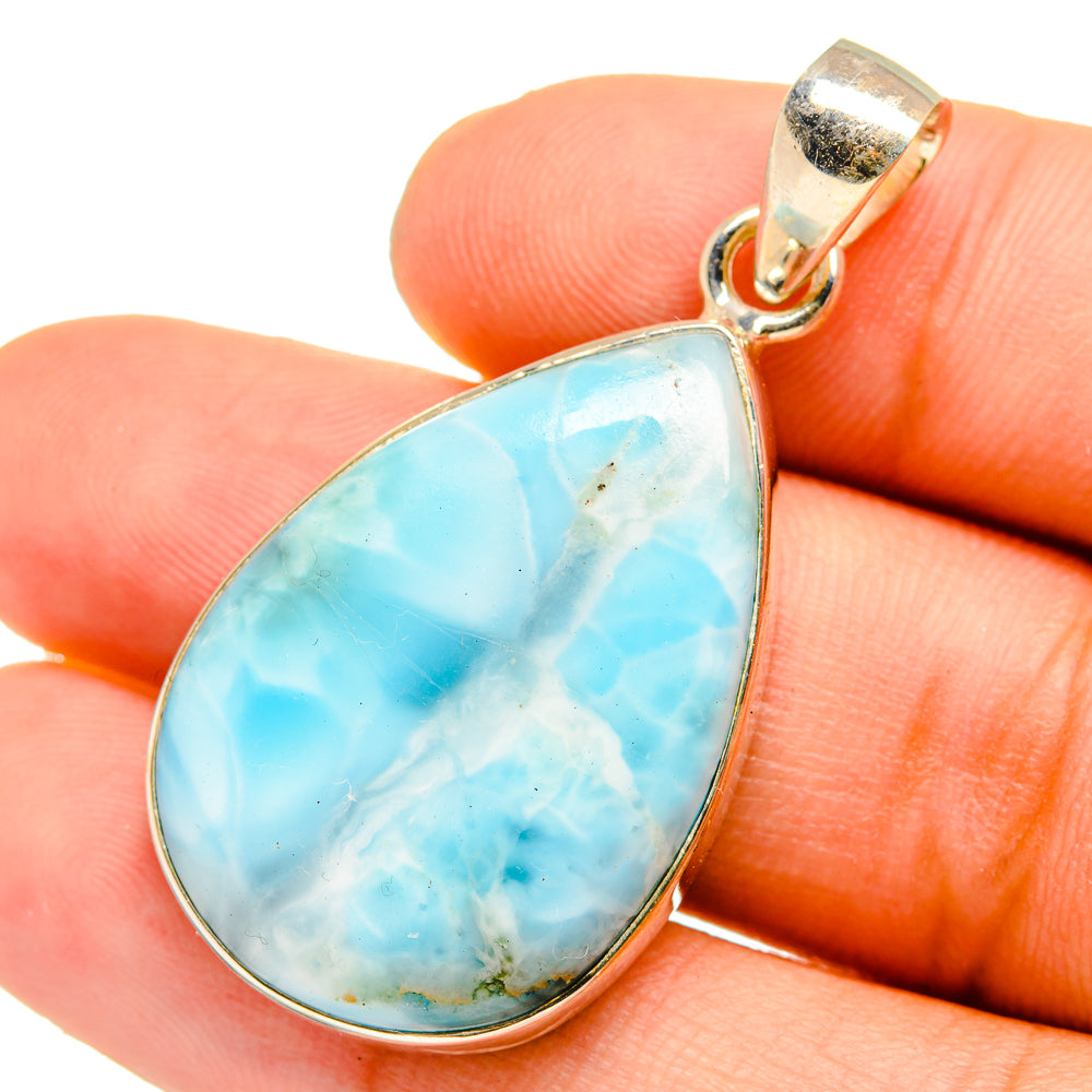 Larimar Pendants handcrafted by Anasilvercos - PD10839