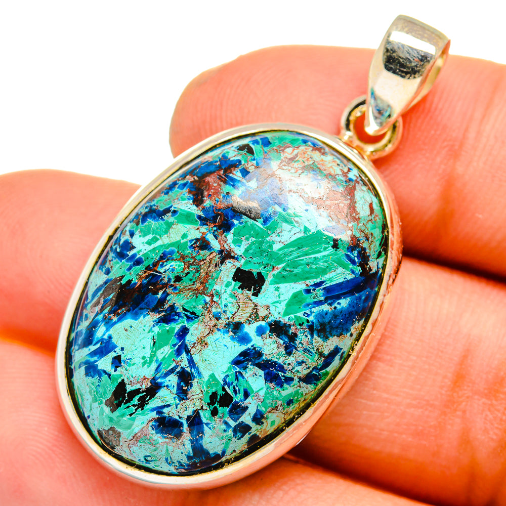 Shattuckite Pendants handcrafted by Anasilvercos - PD10848