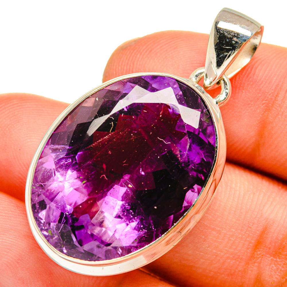 Amethyst Pendants handcrafted by Anasilvercos - PD10878