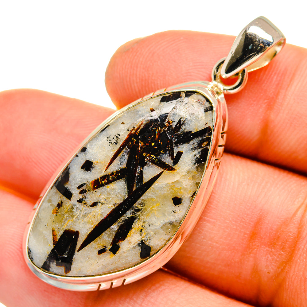 Astrophyllite Pendants handcrafted by Anasilvercos - PD10881