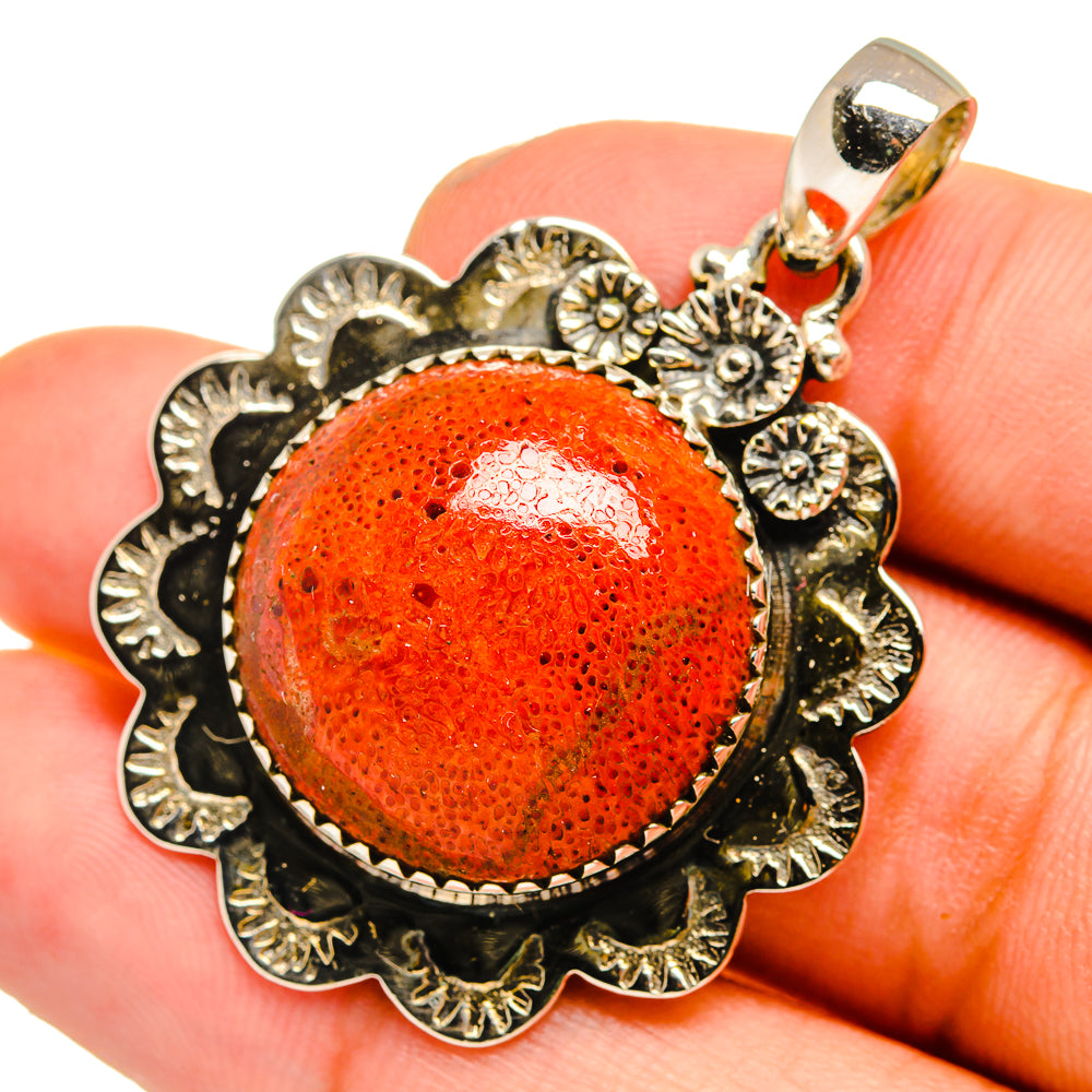Sponge Coral Pendants handcrafted by Anasilvercos - PD10890