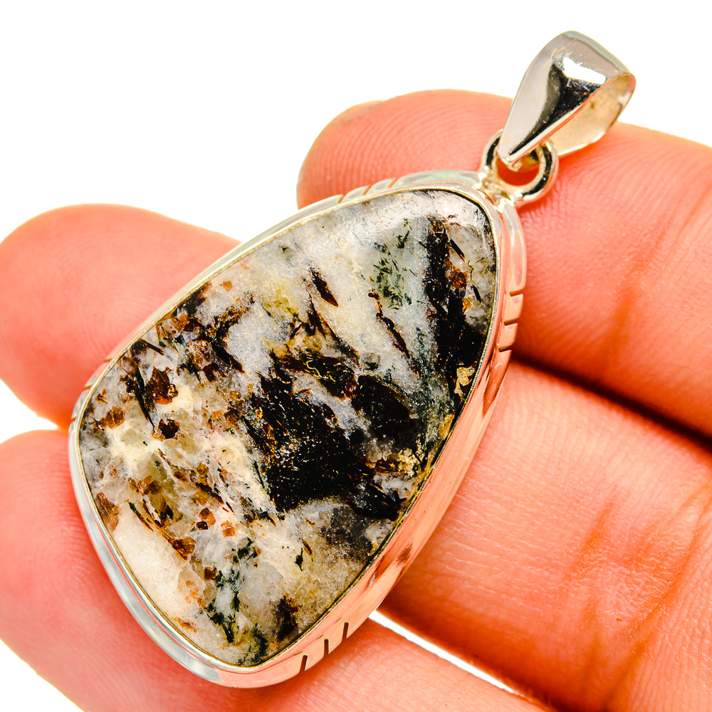 Astrophyllite Pendants handcrafted by Anasilvercos - PD10893