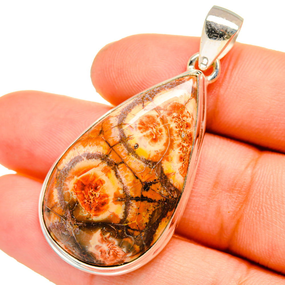 Poppy Jasper Pendants handcrafted by Anasilvercos - PD10894