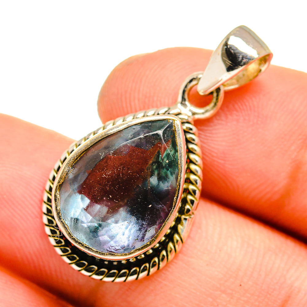 Fluorite Pendants handcrafted by Anasilvercos - PD10904