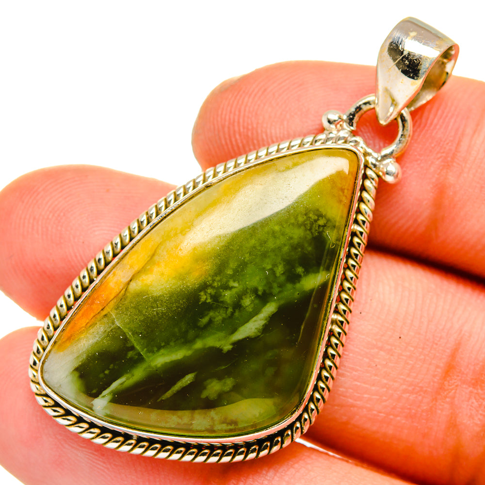 Rainforest Opal Pendants handcrafted by Anasilvercos - PD10916